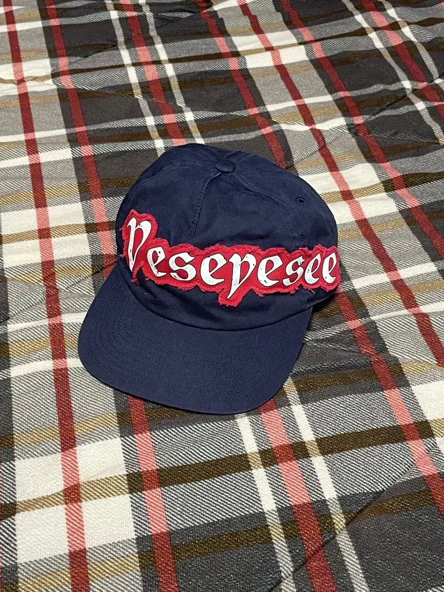 예스아이씨 Applique Cap Navy