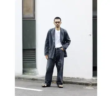 헬릴 herill 더블 데님 자켓