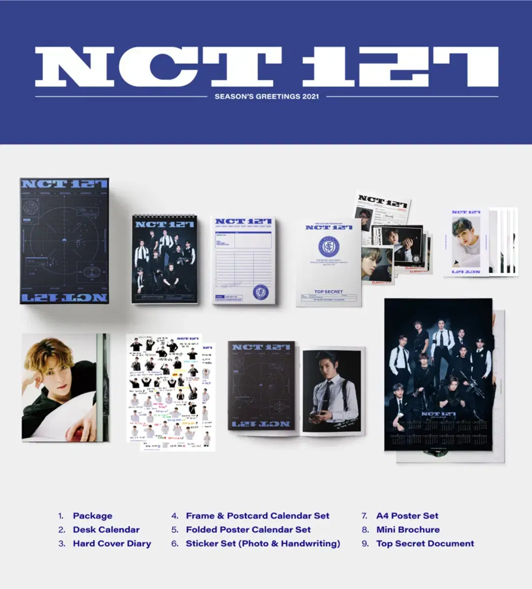 NCT 127 2021 Season's Greetings Fullbox