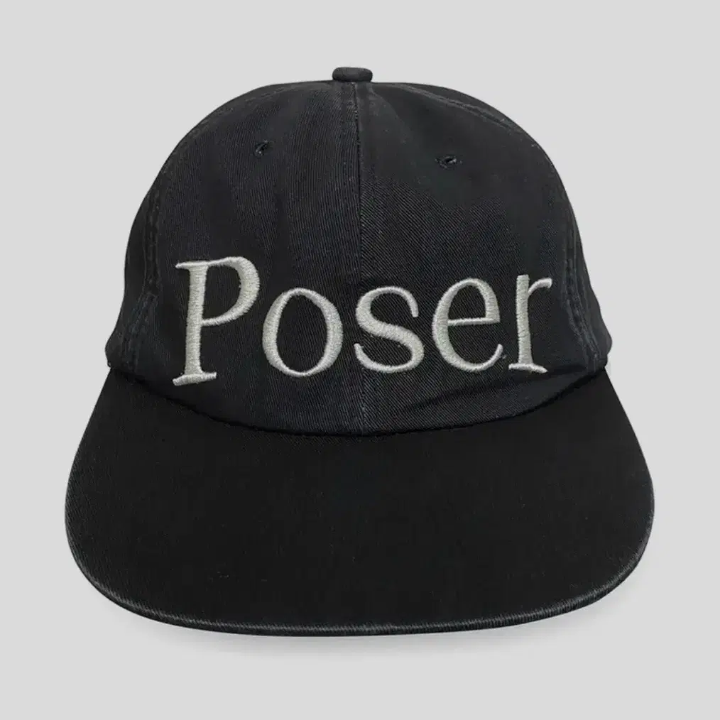 구보 캡모자 Poser Vintage Cap, black