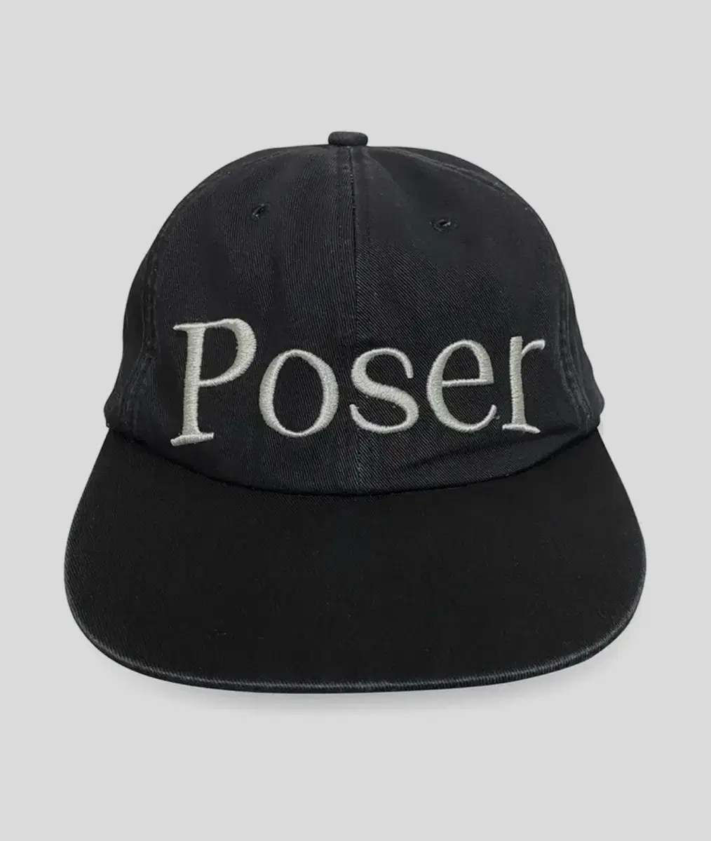 구보 캡모자 Poser Vintage Cap, black