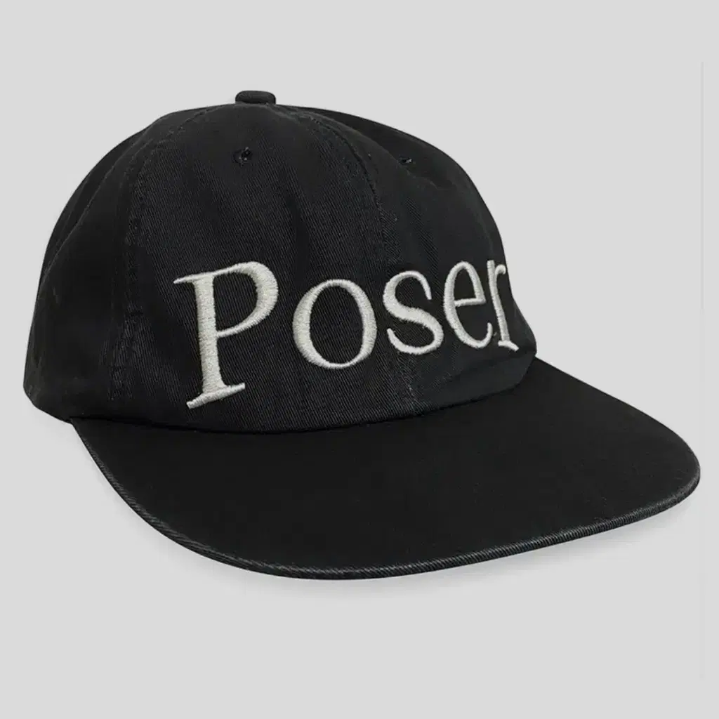 구보 캡모자 Poser Vintage Cap, black