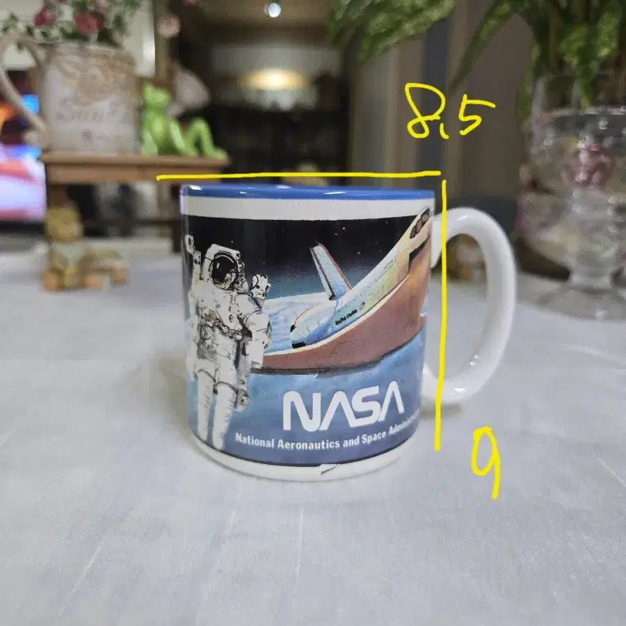 미국 빈티지 NASA 나사 컵1개~*