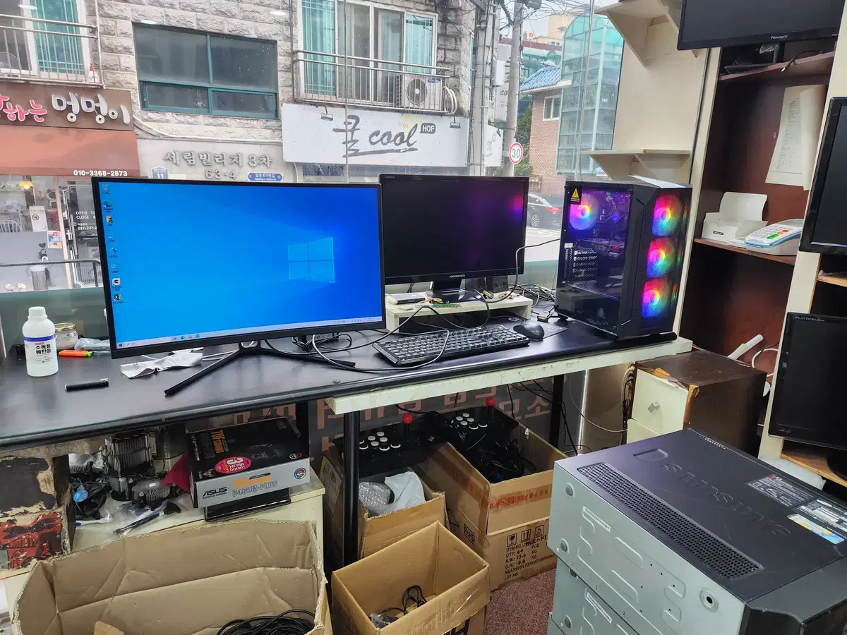 중고커퓨터~i5~4670~gtx750~렘8~ssd250