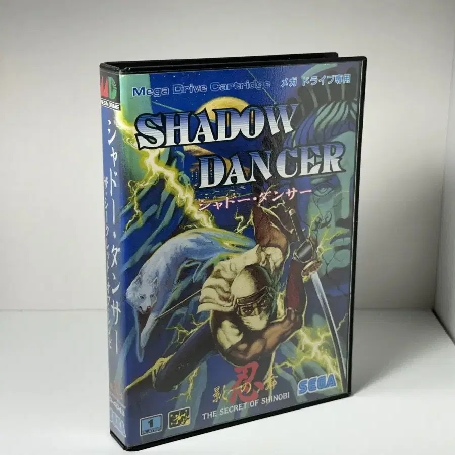 Shadow Dancer 곽팩 메가드라이브 희귀 상태 A급