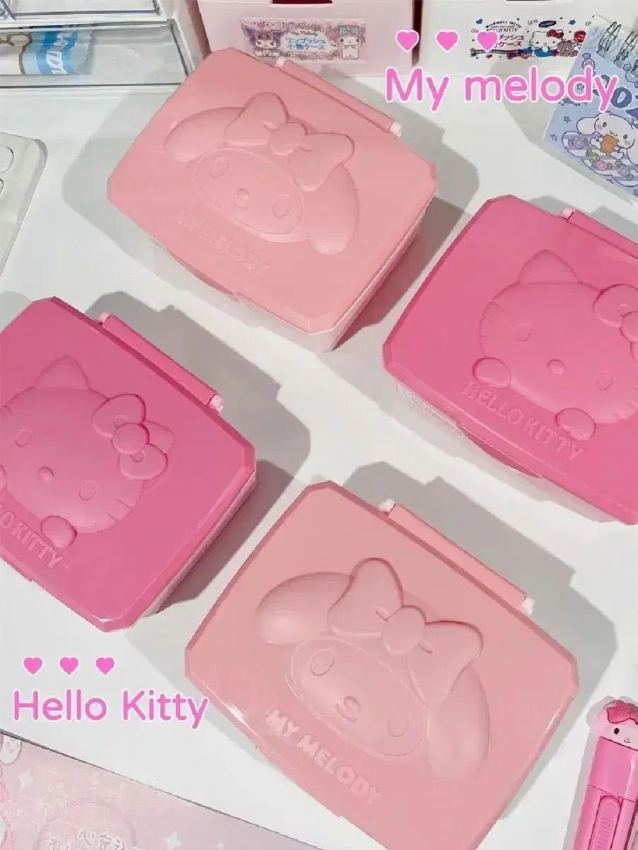 Unsealed bulk Kitty Tin Mamel Tin My Melody Tin photocard Packaging Popo toploader Storage Box