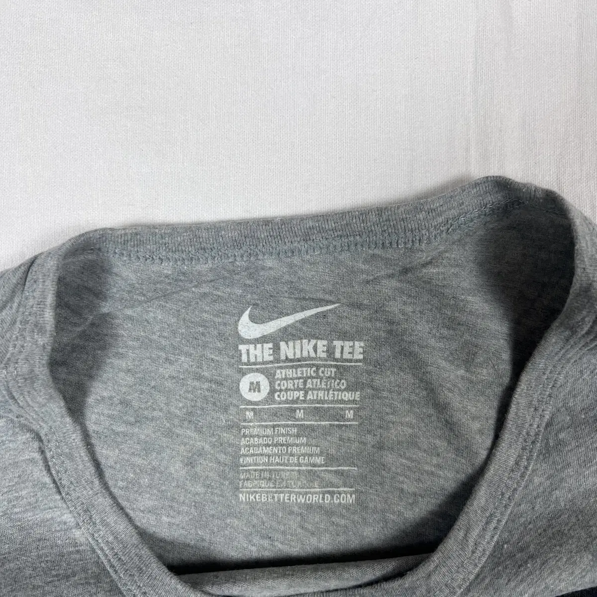 나이키 nike 테니스코트 스우시 로고 반팔티