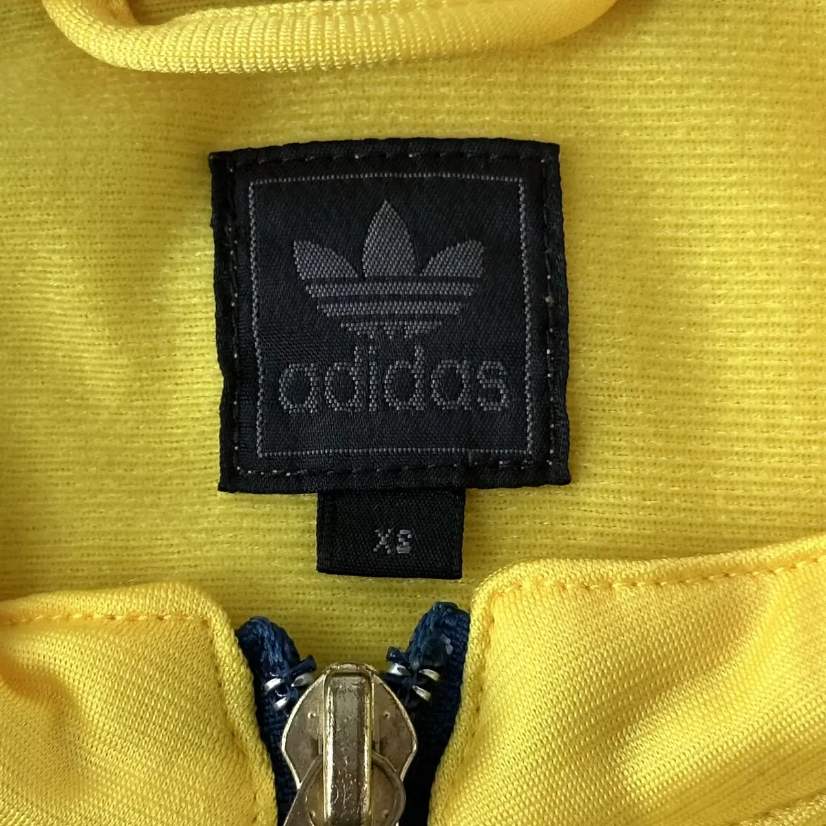 Adidas 아디다스 JPN 불꽃 로고 져지 옐로우 네이비 (XS)