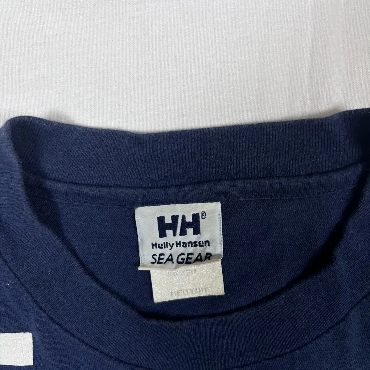 90s 헬리한센 helly hansen hh 로고 반팔티