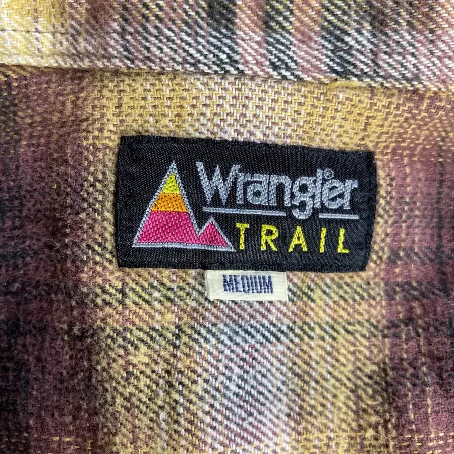 [M] Wrangler 랭글러 트레일 체크 집업 자켓