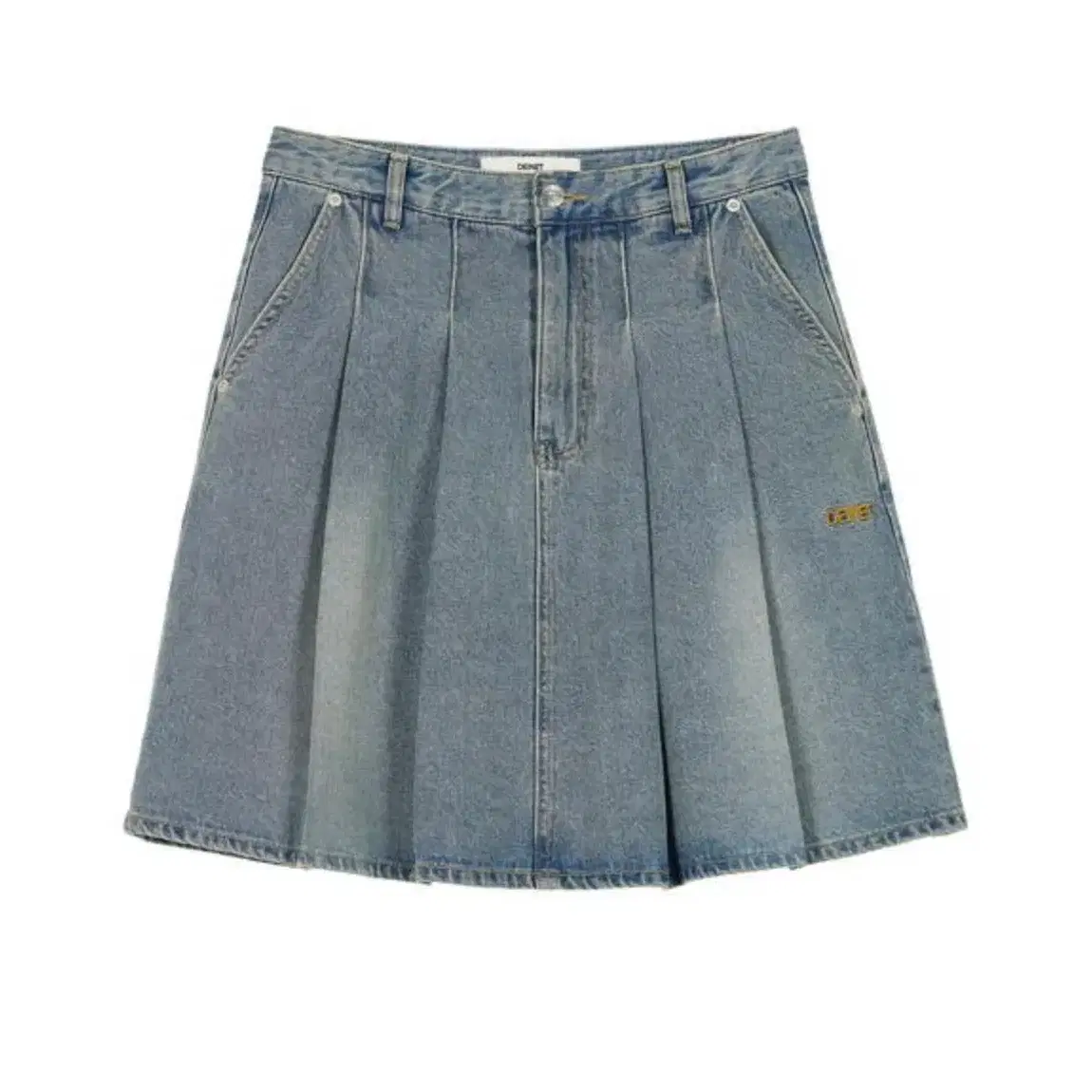 다이닛 데님 플리츠 스커트 DENIM PLEATS SKIRTS