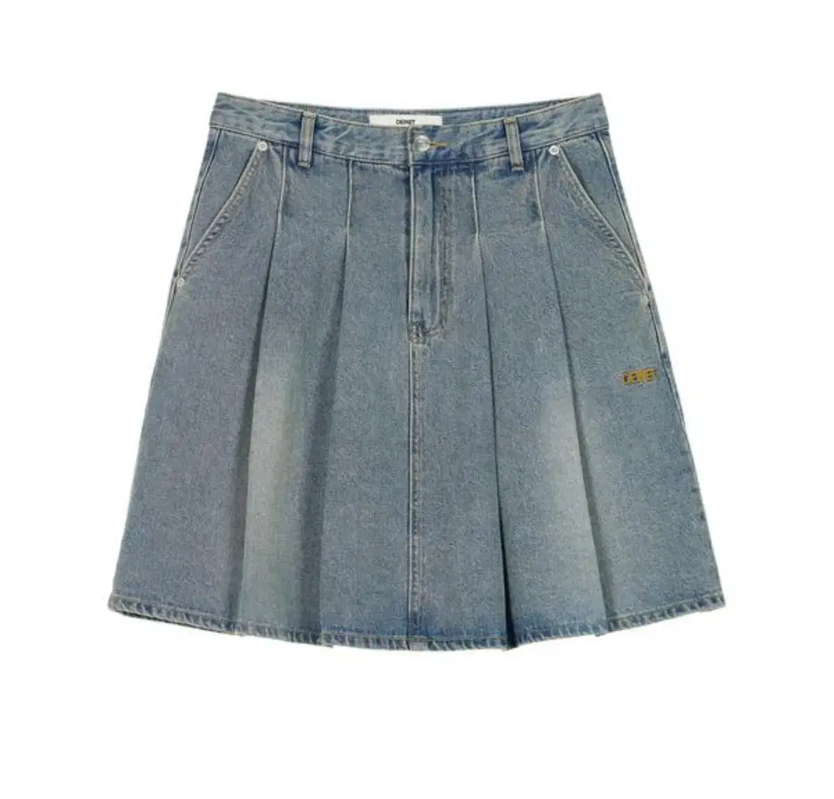 다이닛 데님 플리츠 스커트 DENIM PLEATS SKIRTS