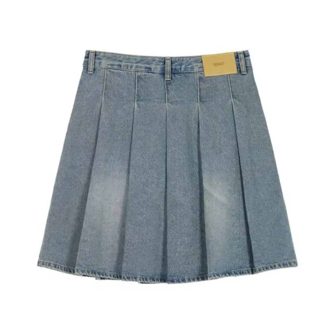 다이닛 데님 플리츠 스커트 DENIM PLEATS SKIRTS