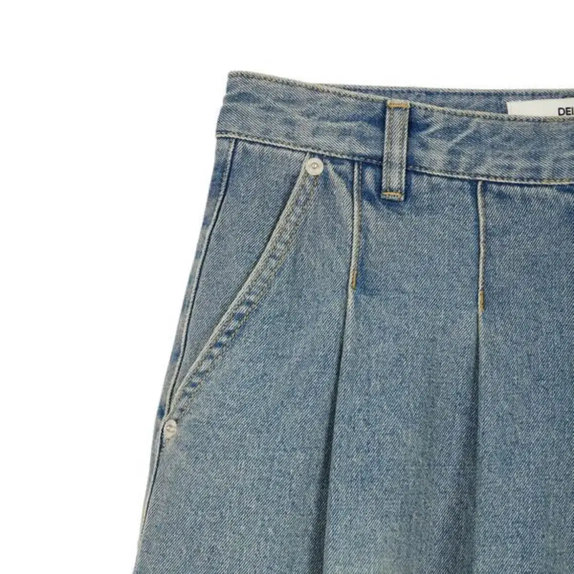 다이닛 데님 플리츠 스커트 DENIM PLEATS SKIRTS