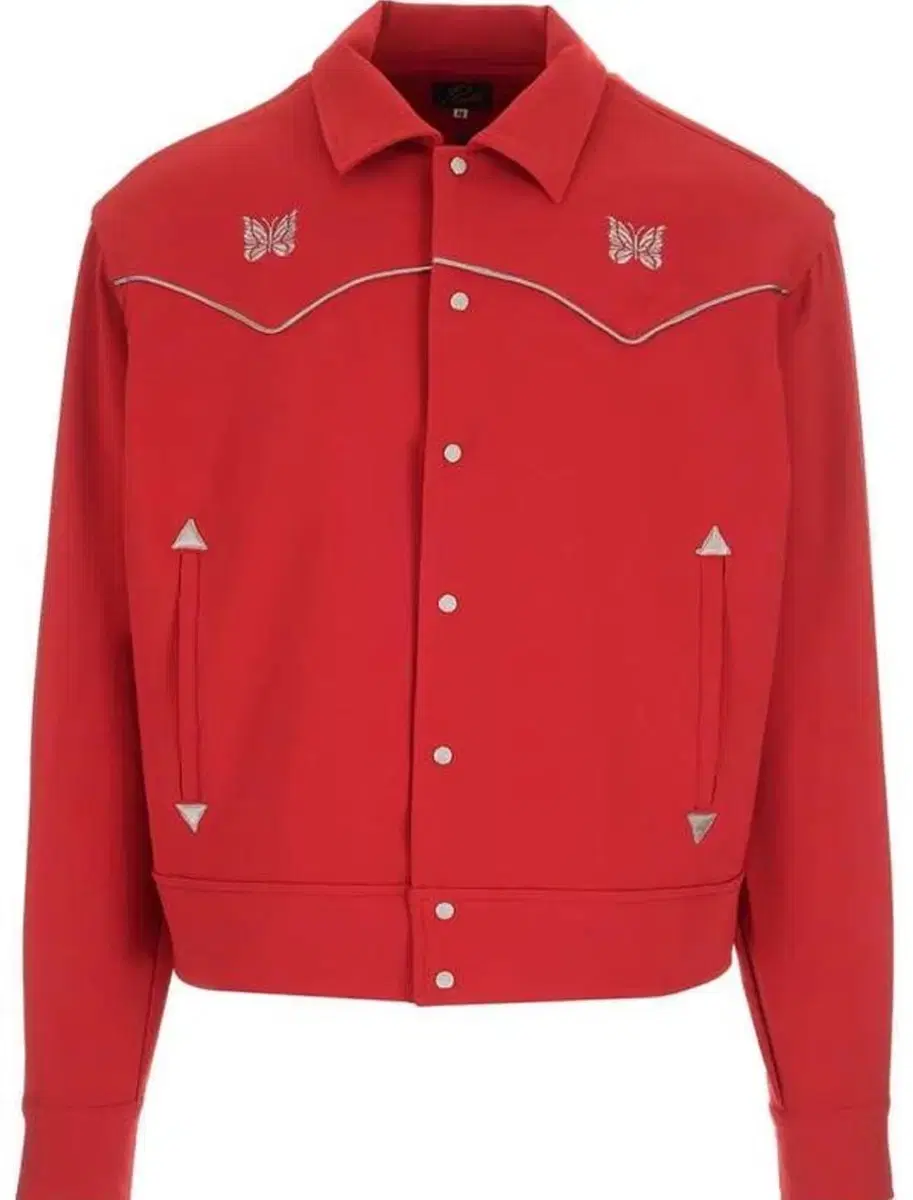 Needles Piping Western Cowboy Jacket Red S