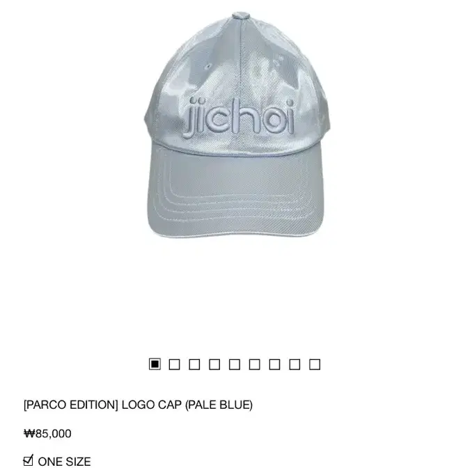 지초이 볼캡 PARCO EDITION LOGO CAP PALE BLUE