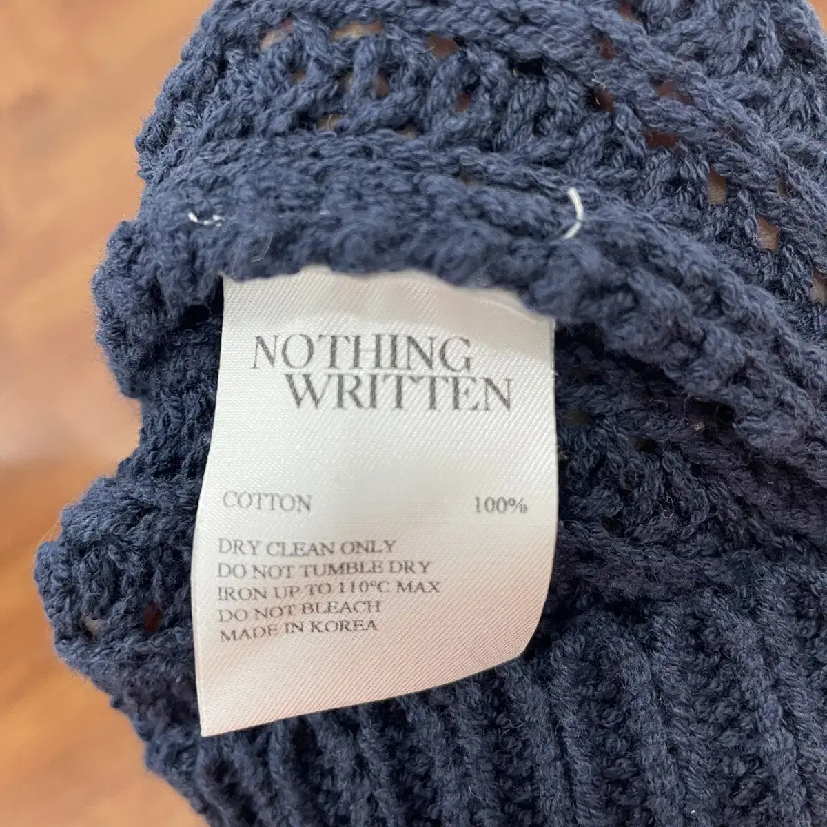 낫띵리튼 netto yarn jumper navy