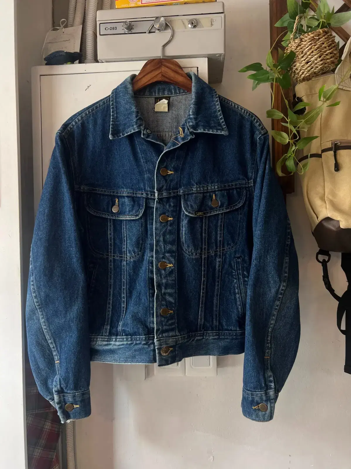 [M]90's Lee Made in USA 데님 트러커 자켓