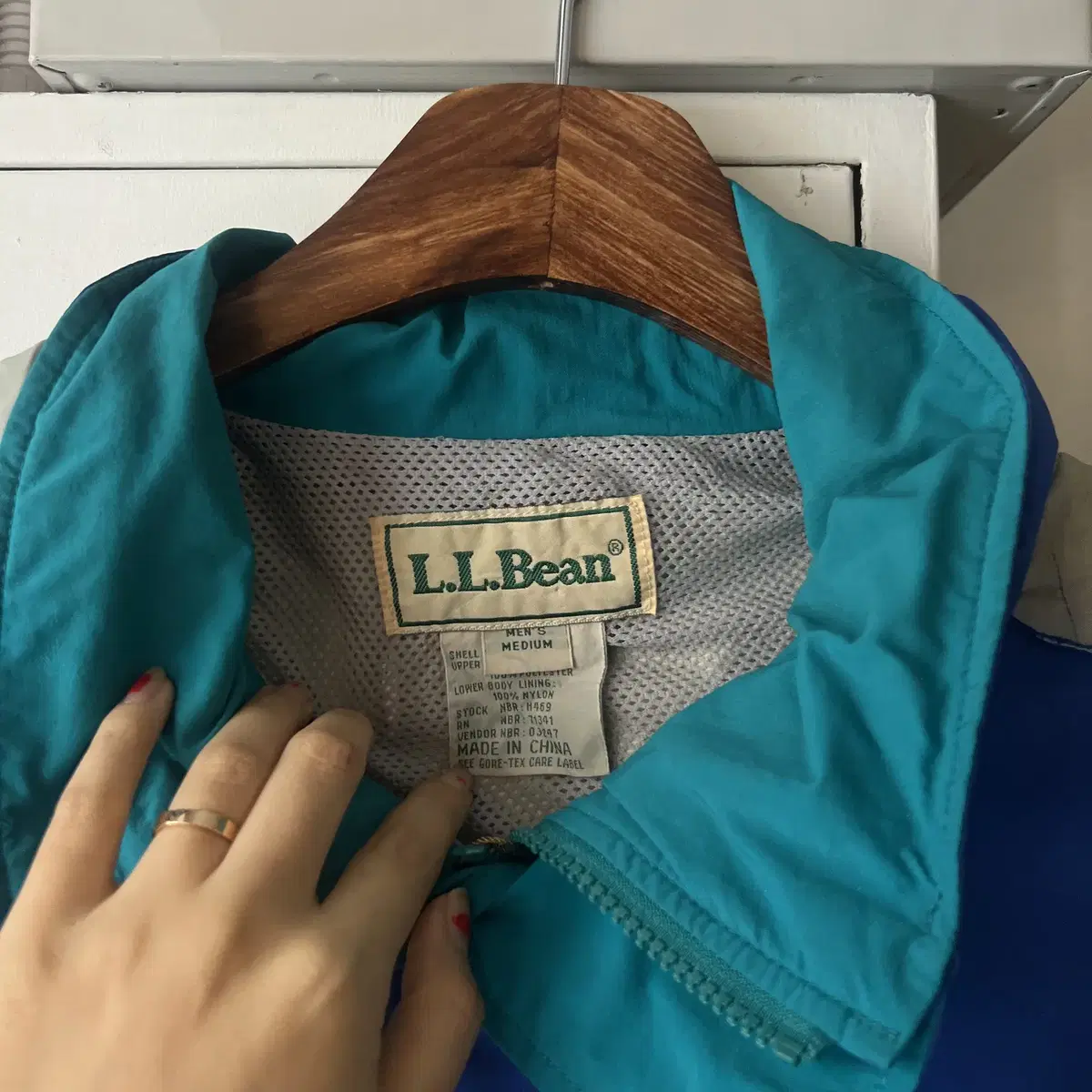 [L]80's L.L.Bean 후드 나일론 헌팅 자켓