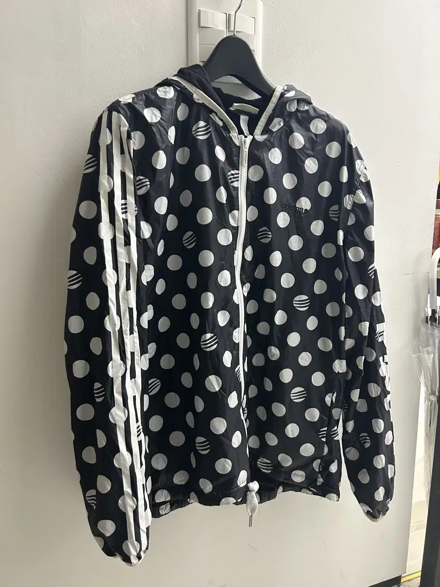 vintage adidas 도트 바람막이