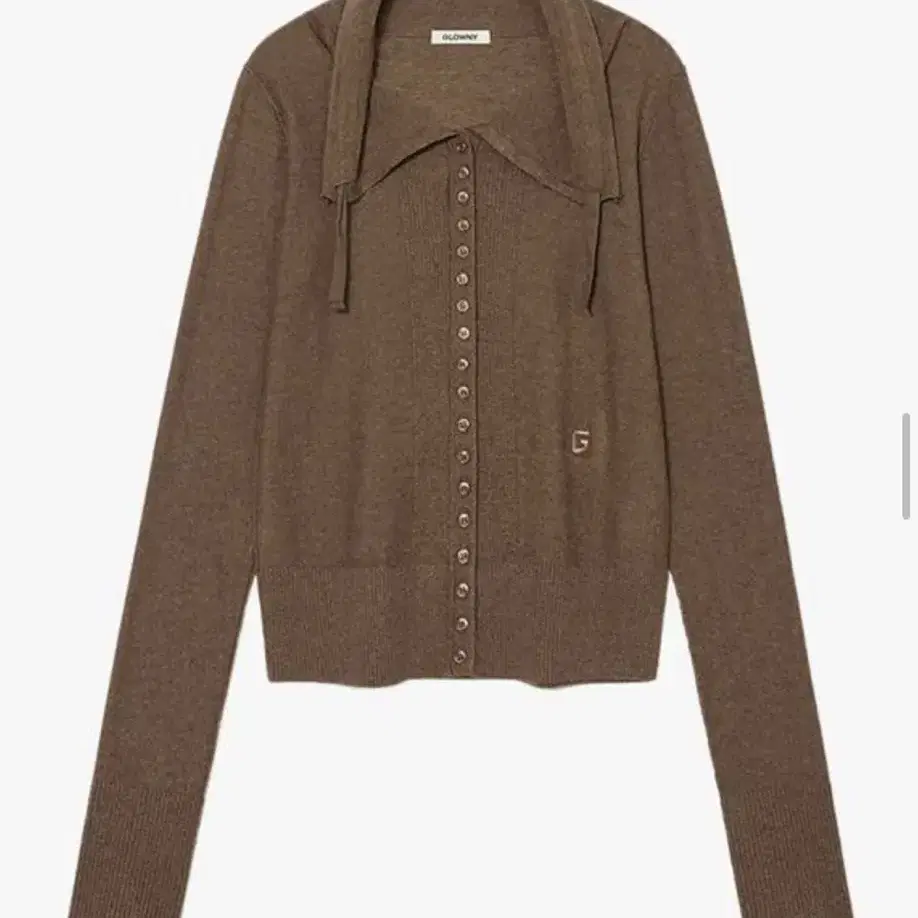 글로니 glowny amber cardigan (brown)