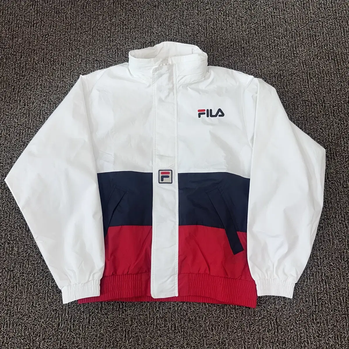 [새상품] FILA 휠라 바람막이 집업 자켓 90(S)