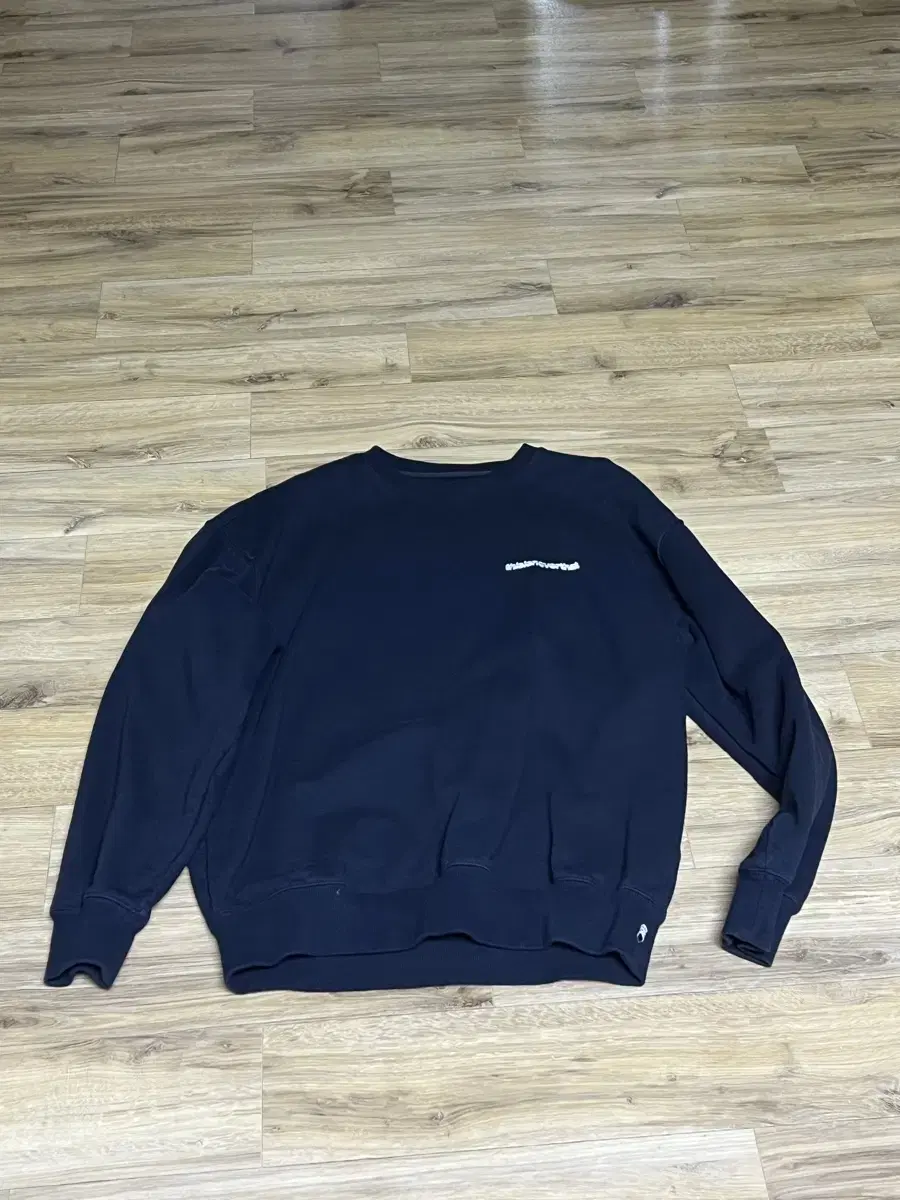 디스이즈네버뎃 3D Logo Crewneck Black