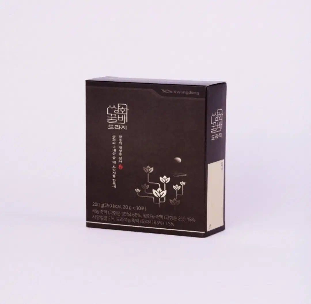 광동생활건강 쌍화꿀배도라지 20g*10포 1box