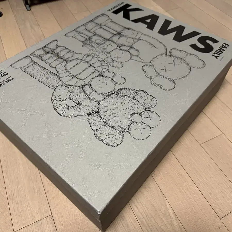 Kaws Family Vinyl Figure Grey Pink