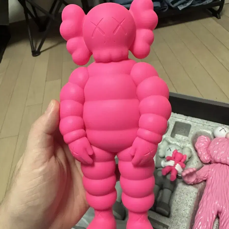 Kaws Family Vinyl Figure Grey Pink