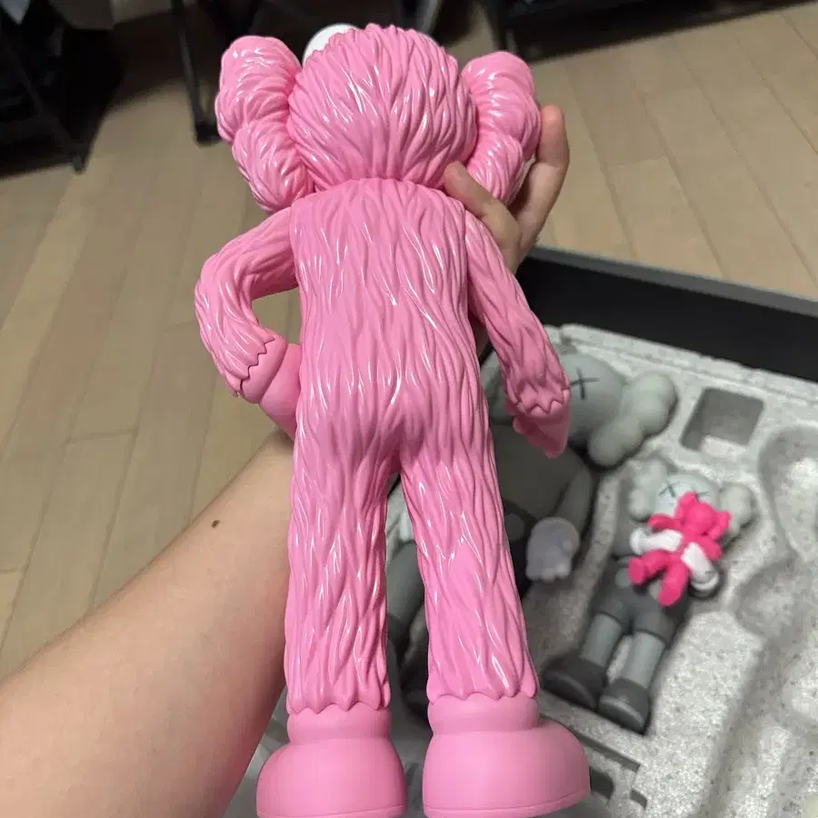 Kaws Family Vinyl Figure Grey Pink