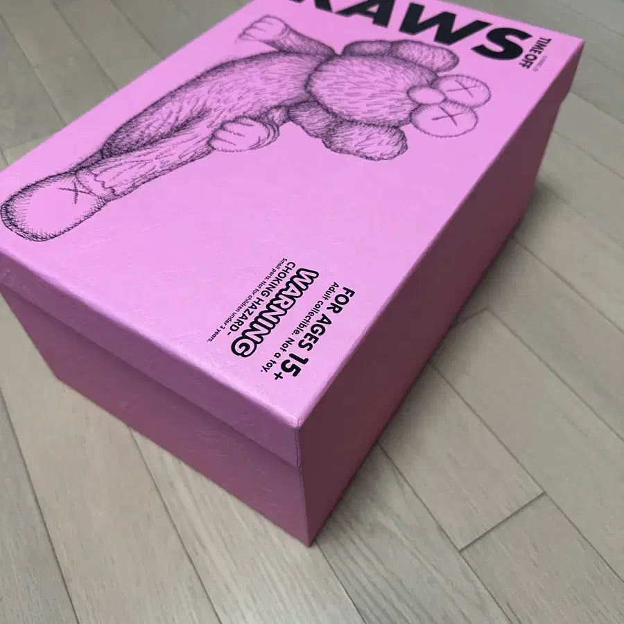 Kaws Time Off Vinyl Figure Pink