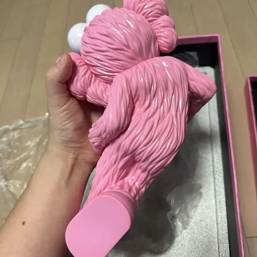 Kaws Time Off Vinyl Figure Pink