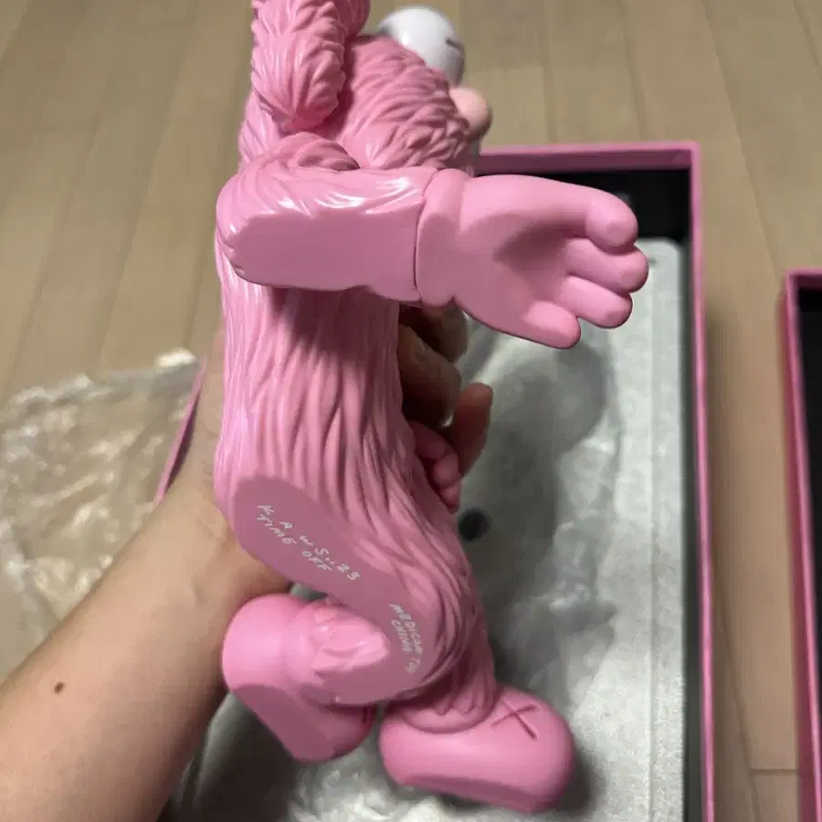 Kaws Time Off Vinyl Figure Pink