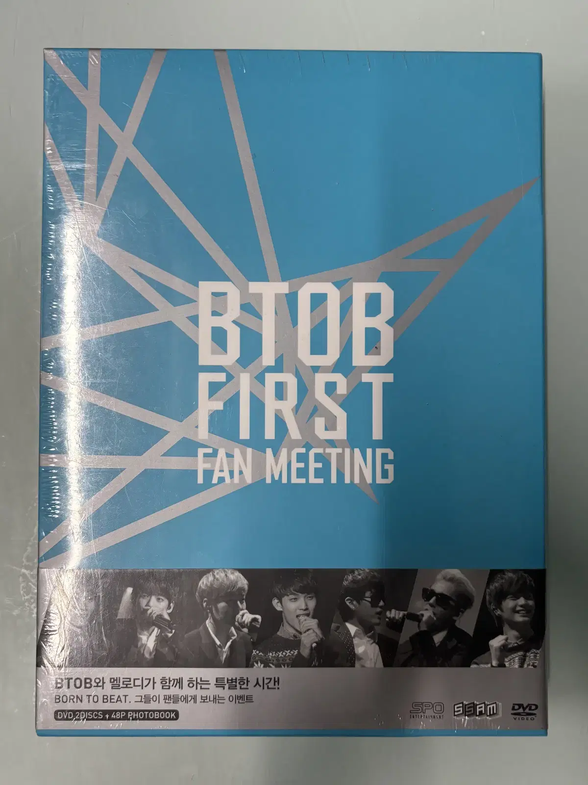 Free shipping on unsealed btob first fanmeeting dvd.