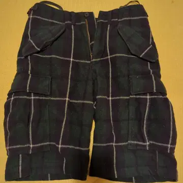 제너럴리서치 숏팬츠 타탄 체크 울 97년 M