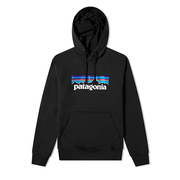 S)Patagonia P-6 Logo Upriser Brushed Hoodie