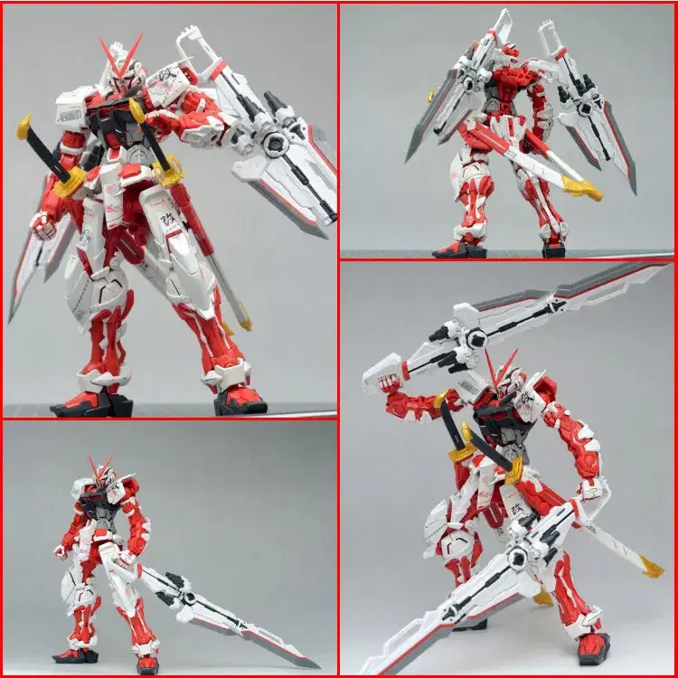 BTF MG 1/100 칼레드 볼프 건담 레드프레임용 2도세트-스탠드포함