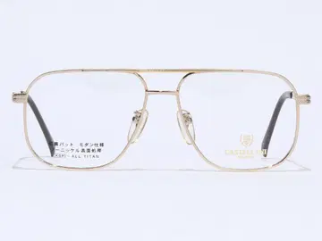 CASTELLANI MILANO 티타늄 골드 투브릿지 안경 15