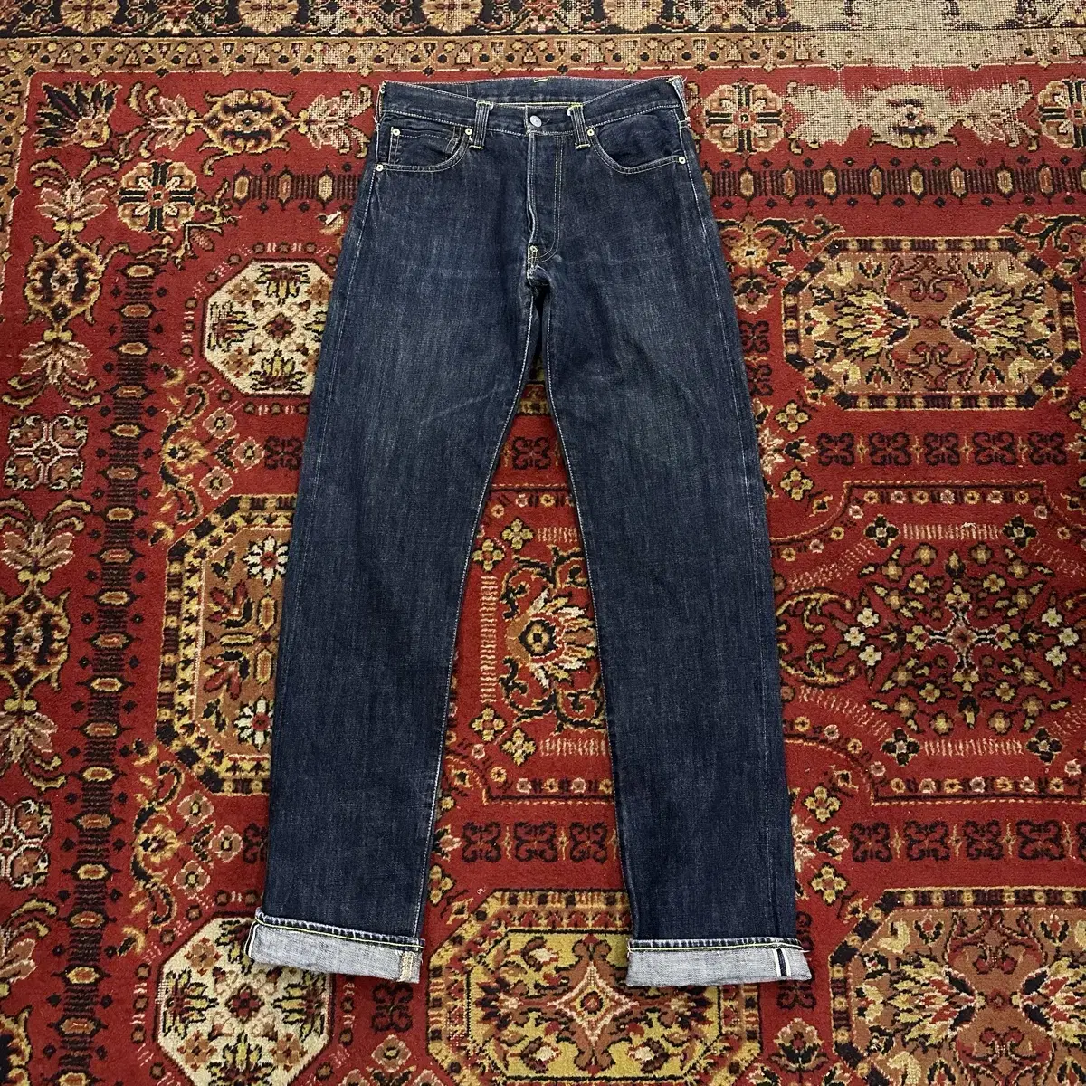 Japanese Reproduction EVISU Selvedge Denim Trousers