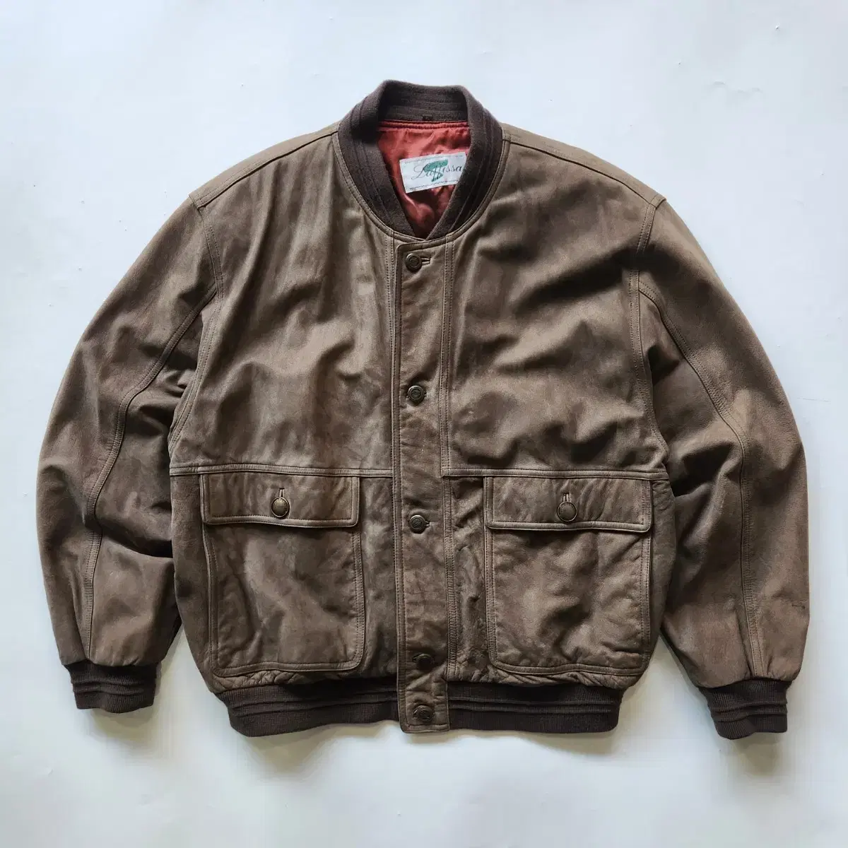 A-1 French Suede Bomber Jacket