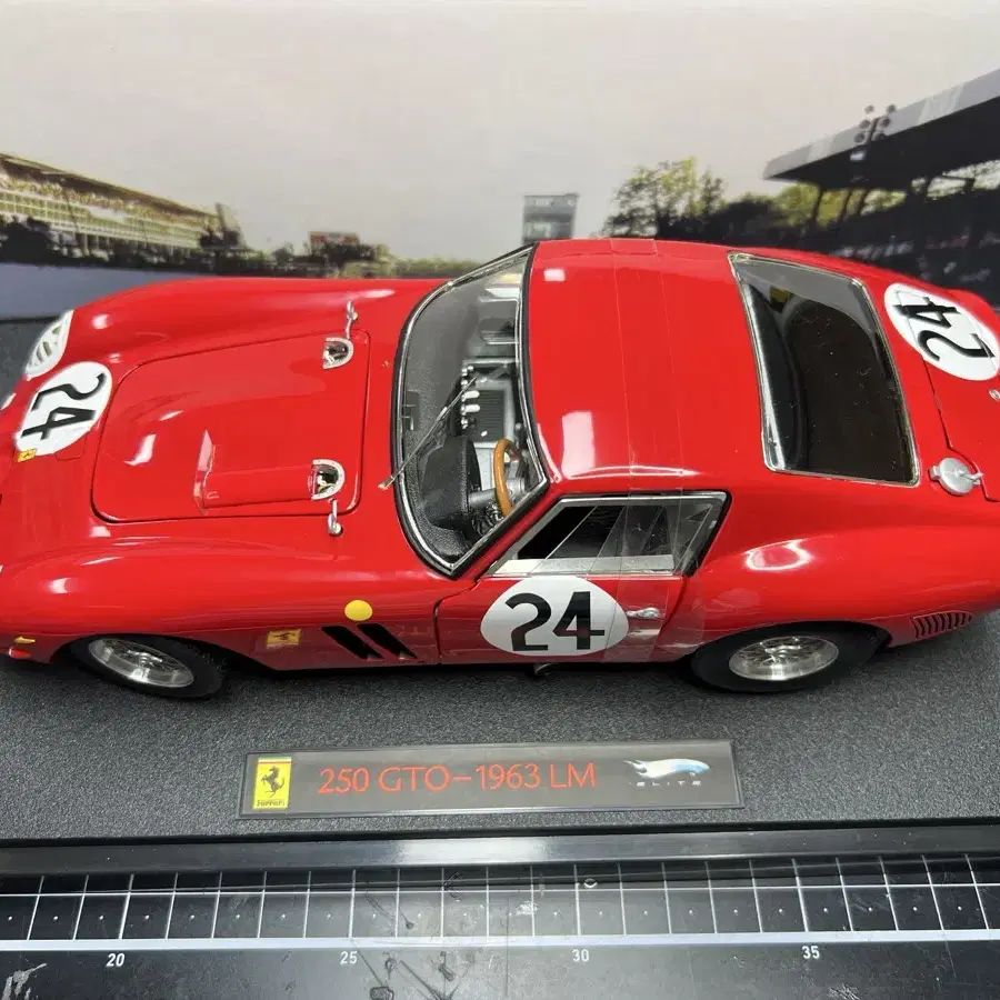 1:18 핫휠 엘리트 페라리 250 GTO 1963 LM