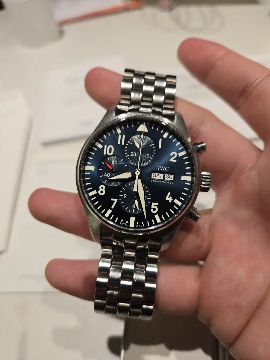 iwc 어린왕자 크로노그래프 377717