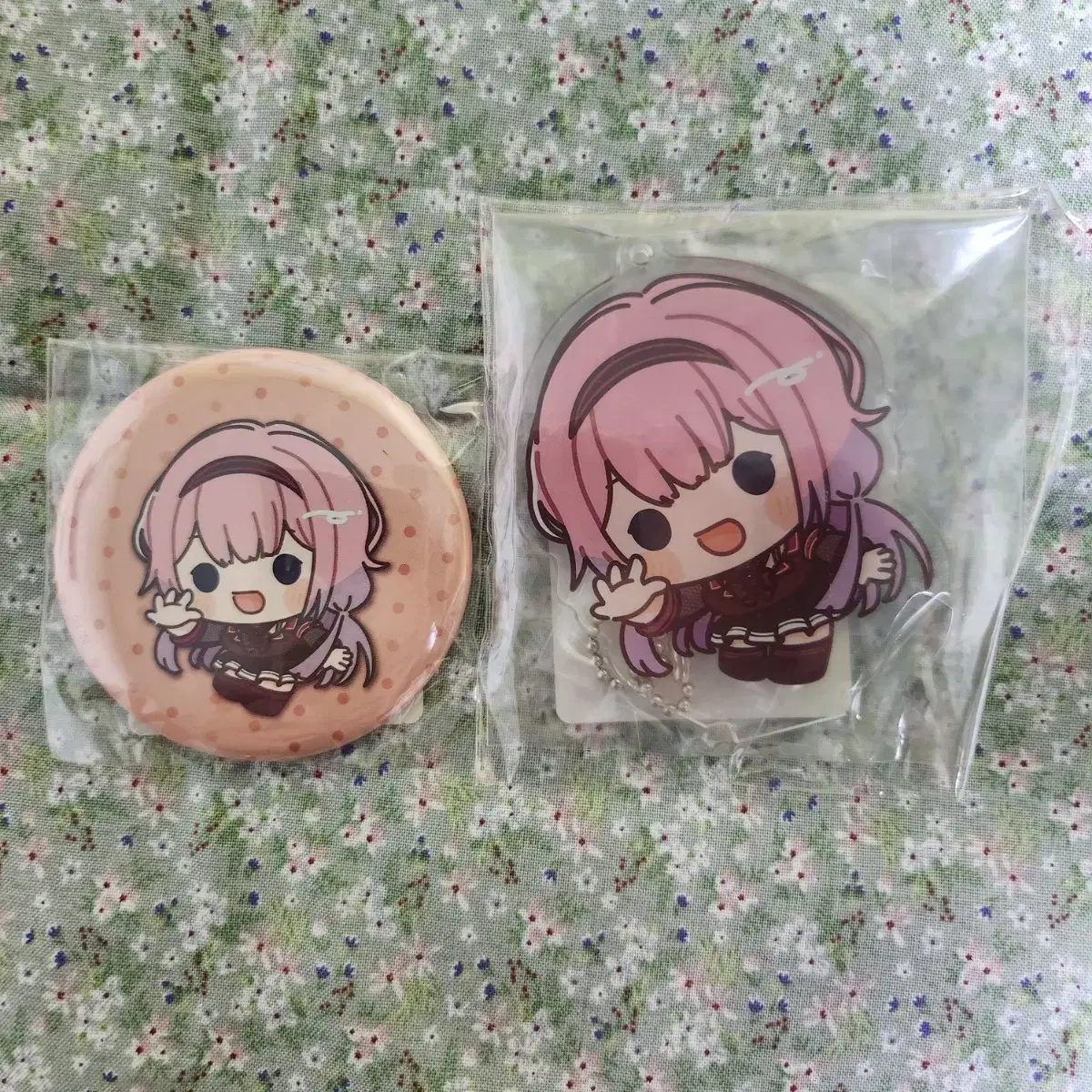 NIJISANJI Suou Sango Can Badge + Acrylic