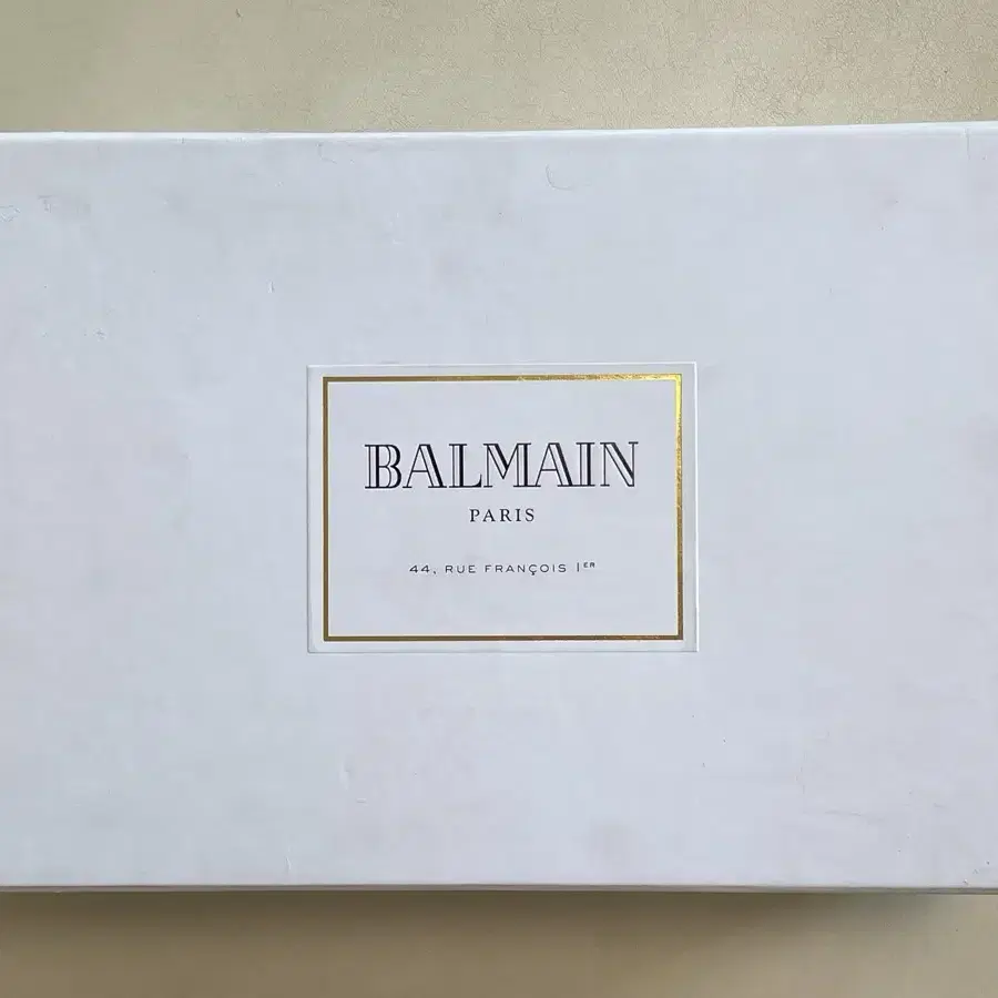 BALMAIN 발망 메탈포인트 벨크로 로퍼