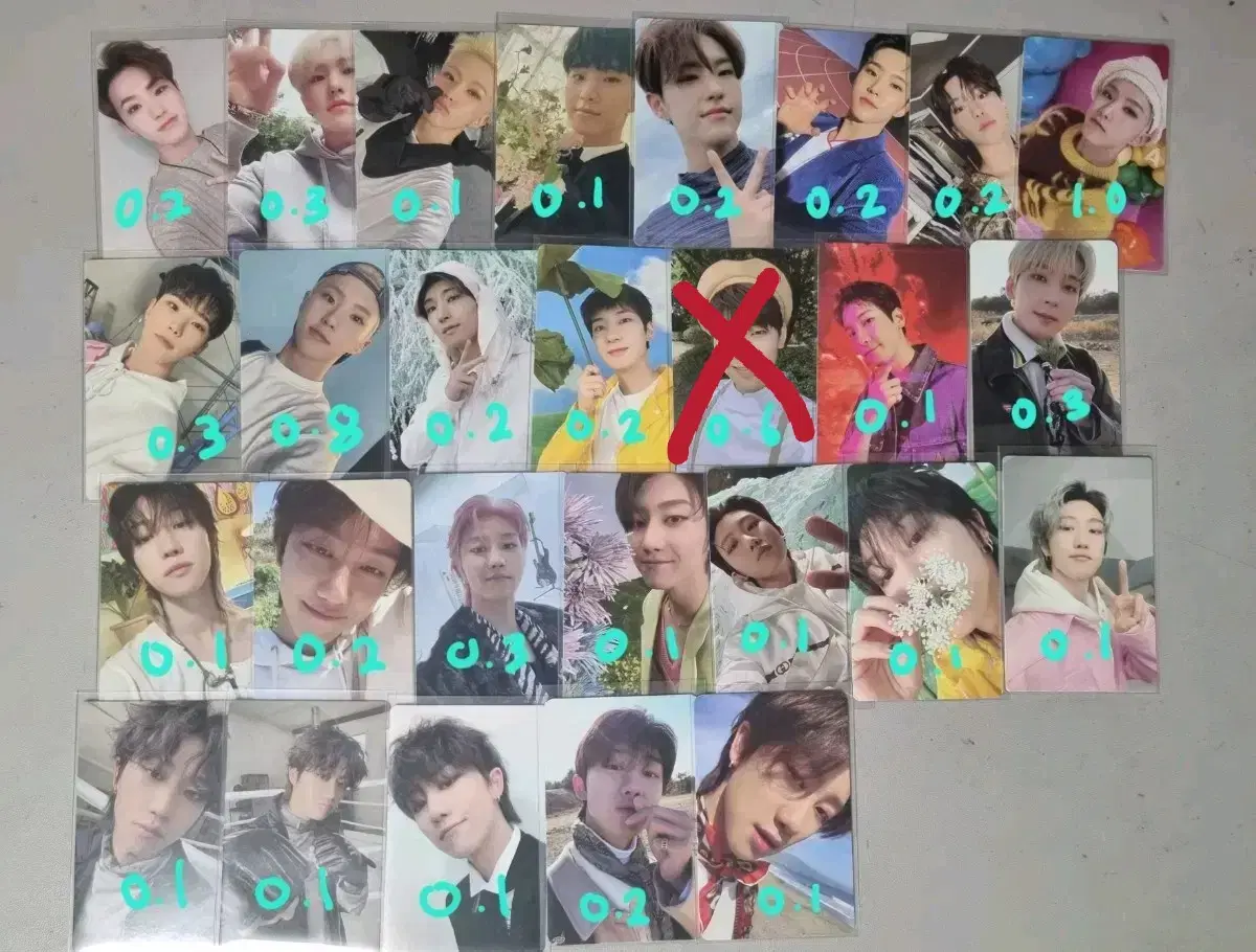 seventeen hoshi wonwoo the8 photocard wts