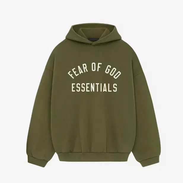 [NEW] Essential Fleece Hoodie Military - 24FW