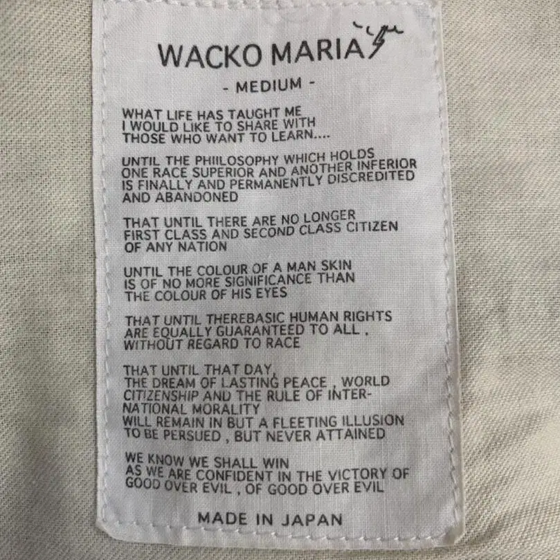 WACKO MARIA 와코마리아사 셔츠형태 자켓