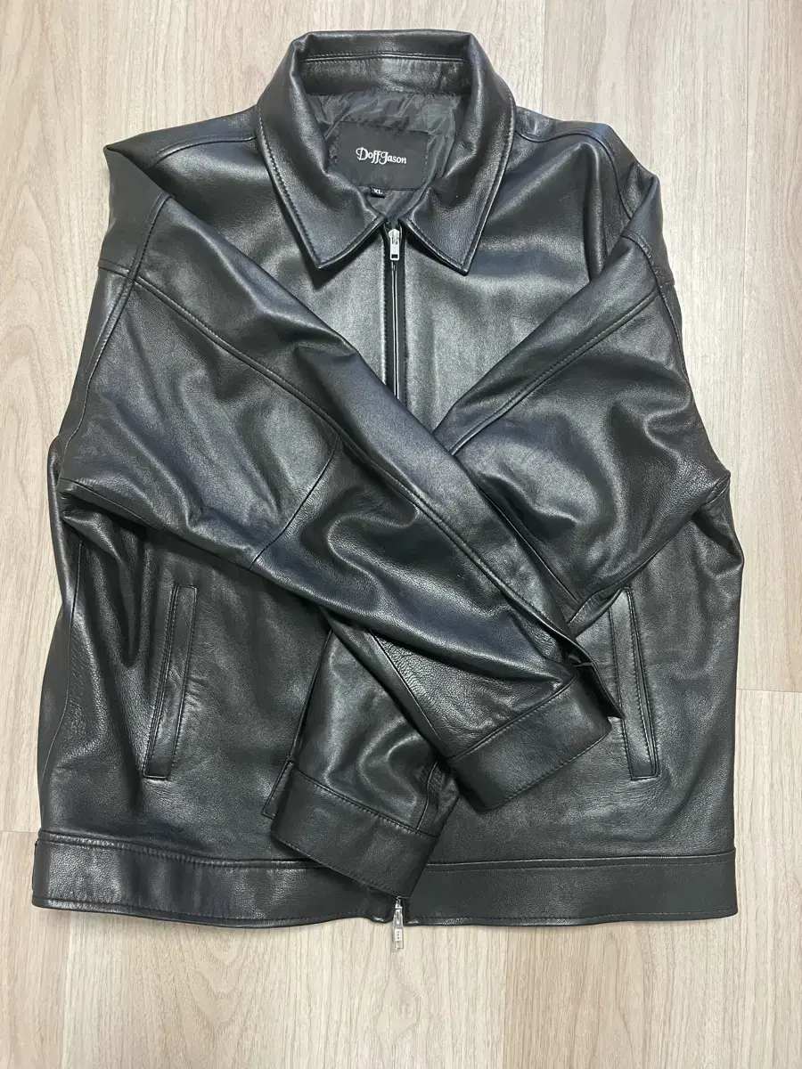 DopeJay Overfit Single Lambskin Jacket XL