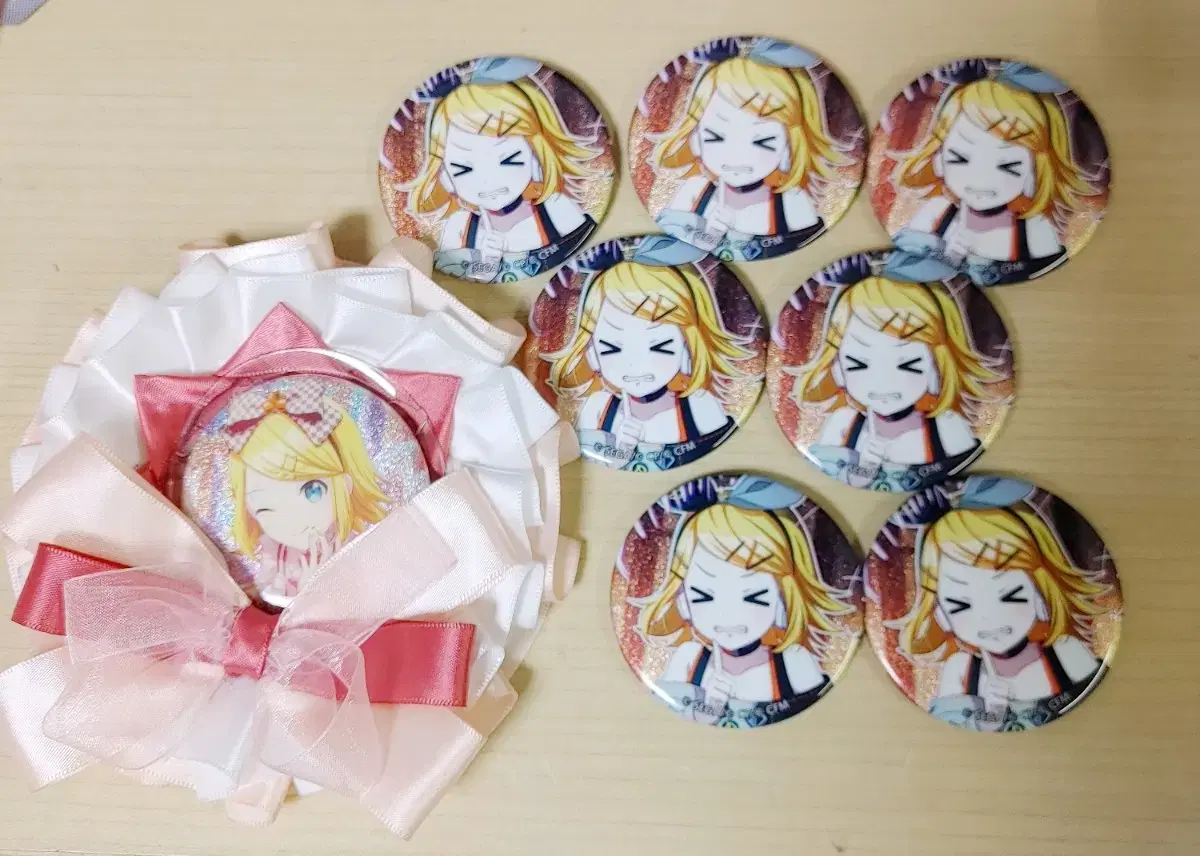 Bulk) Prosecco Bocaro Kagamine Rinmachi Street Can Badge